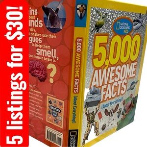 National Geographic Kids 5,000 Awesome Facts Book - Children’s educational